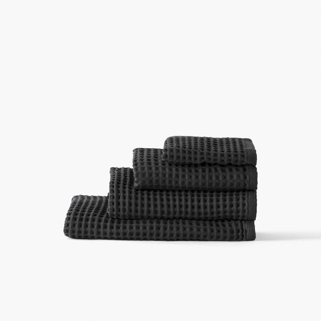 Quadro Charcoal Organic Cotton Towel - Carré Blanc Canada