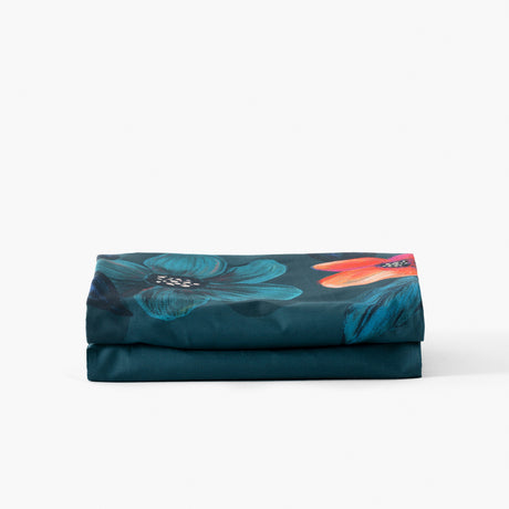 Eclats Print Cotton Flat Sheet - Carré Blanc Canada