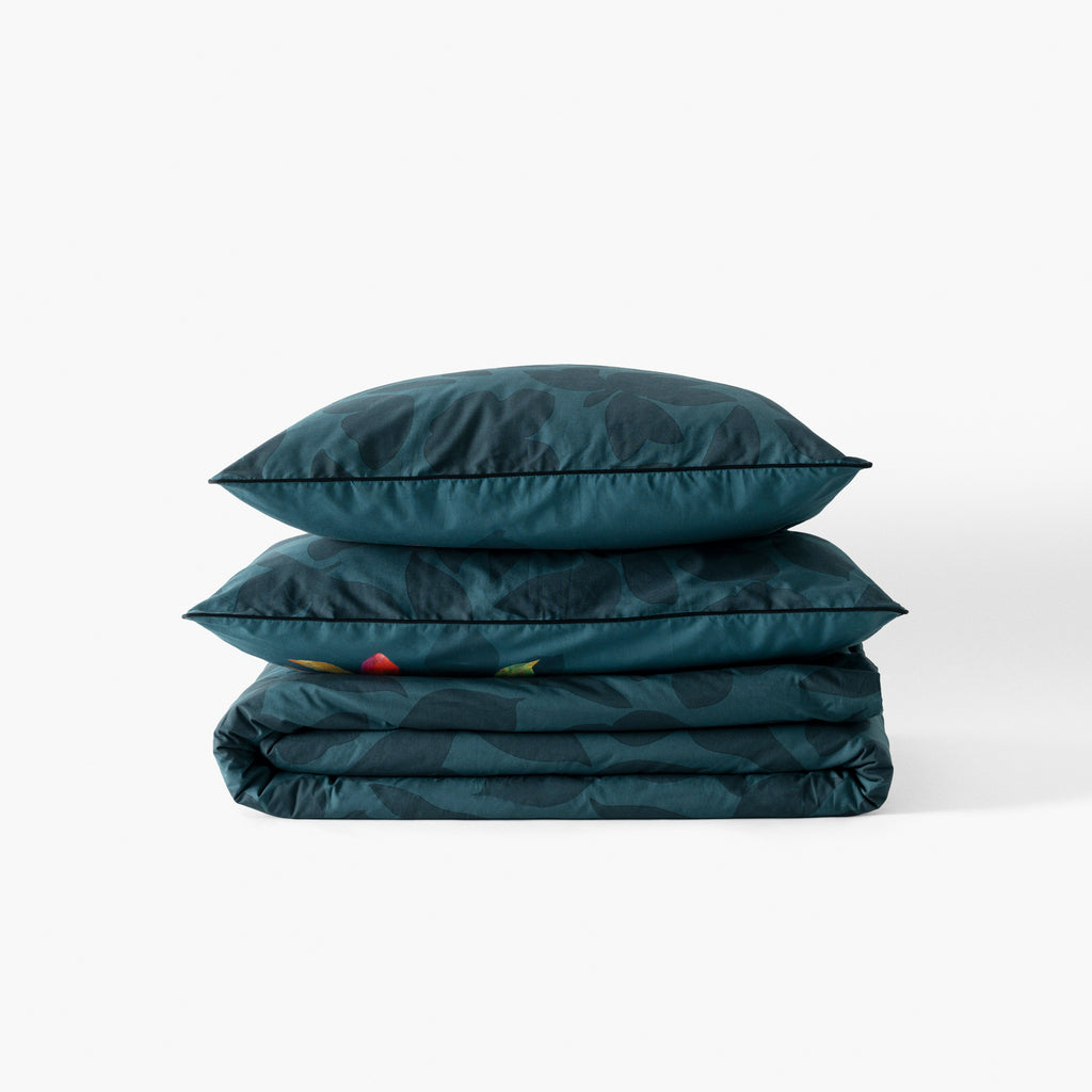 Eclats Print Cotton Flat Sheet - Carré Blanc Canada