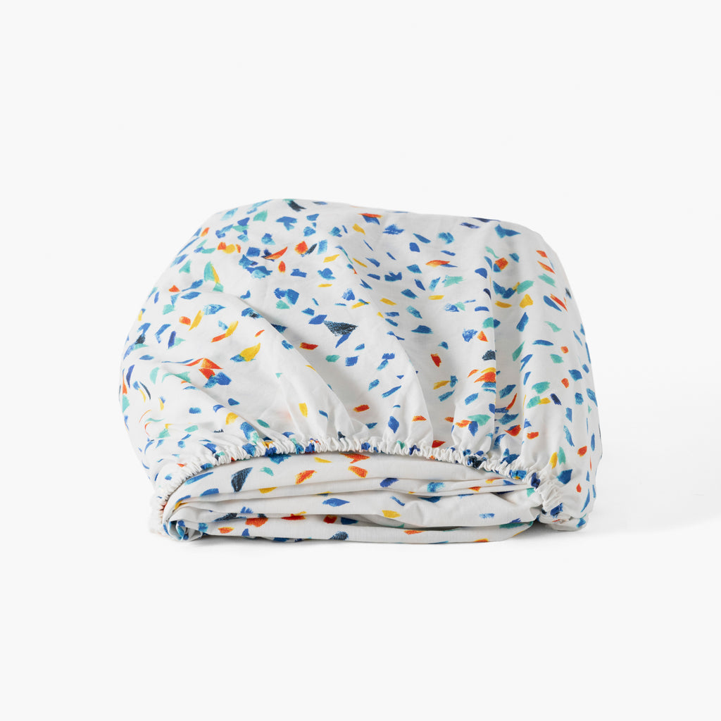 Tadam Print Fitted Sheet - Carré Blanc Canada
