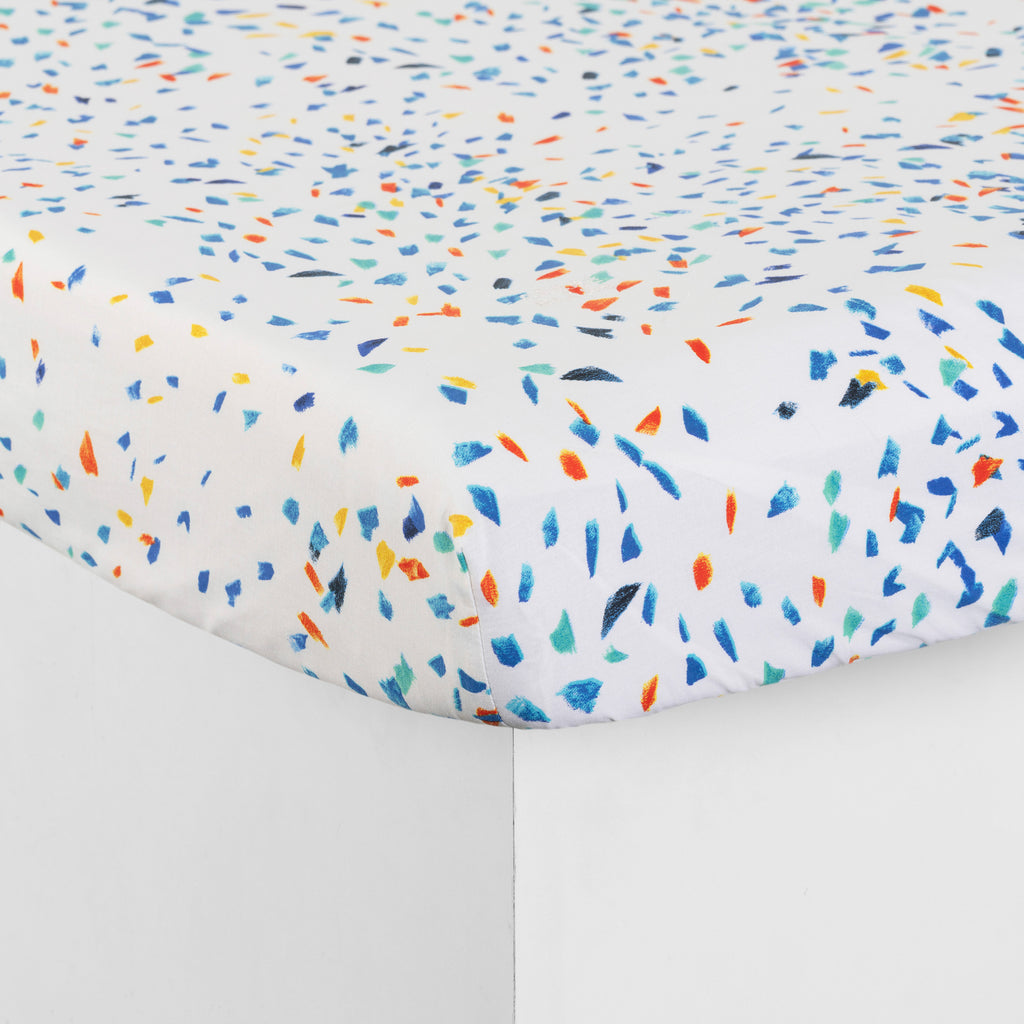 Tadam Print Fitted Sheet - Carré Blanc Canada
