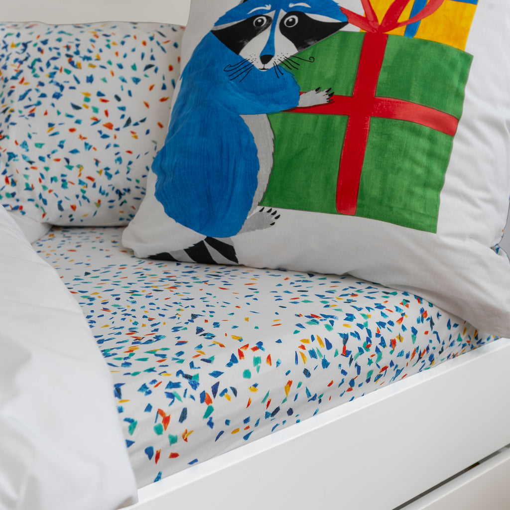 Tadam Print Fitted Sheet - Carré Blanc Canada