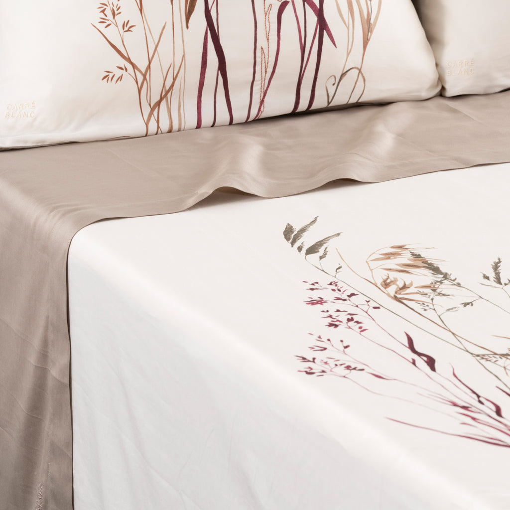 Aura Flat Sheet - Carré Blanc Canada