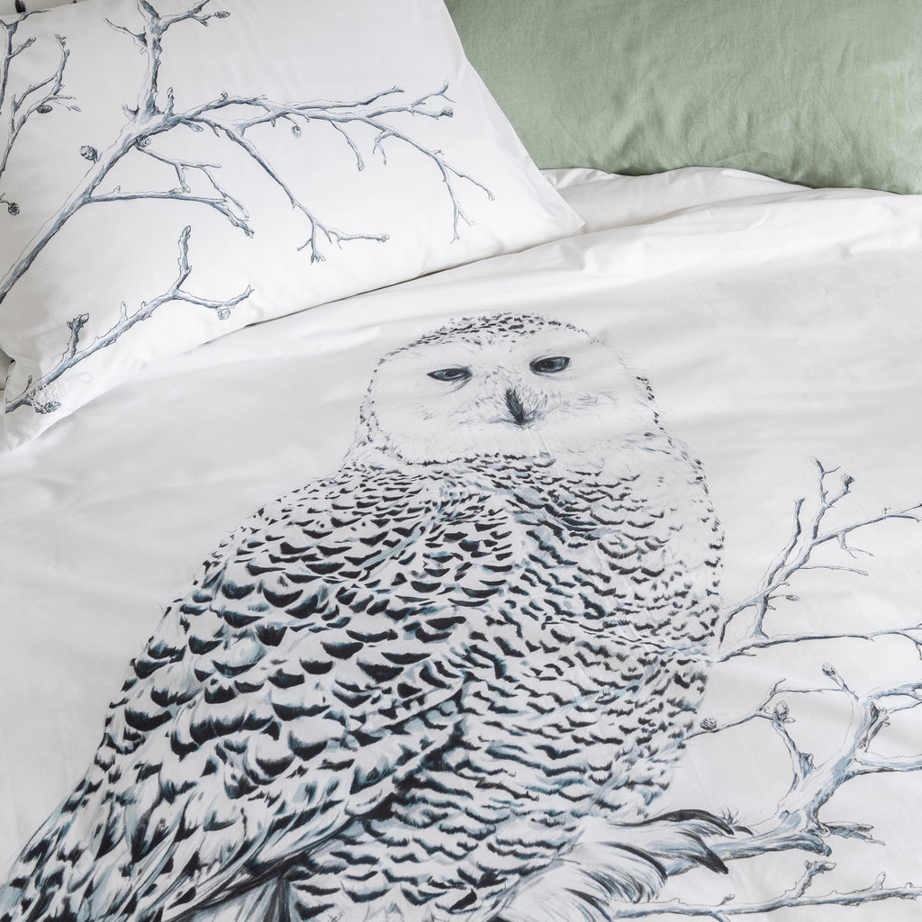 Harfang Reversible Duvet Cover - Carré Blanc Canada