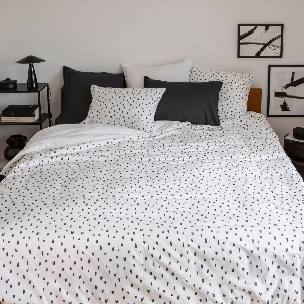 Harfang Reversible Duvet Cover - Carré Blanc Canada