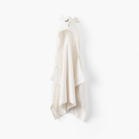Xmasful Ivory Hooded Cotton Bath Towel - Carré Blanc Canada