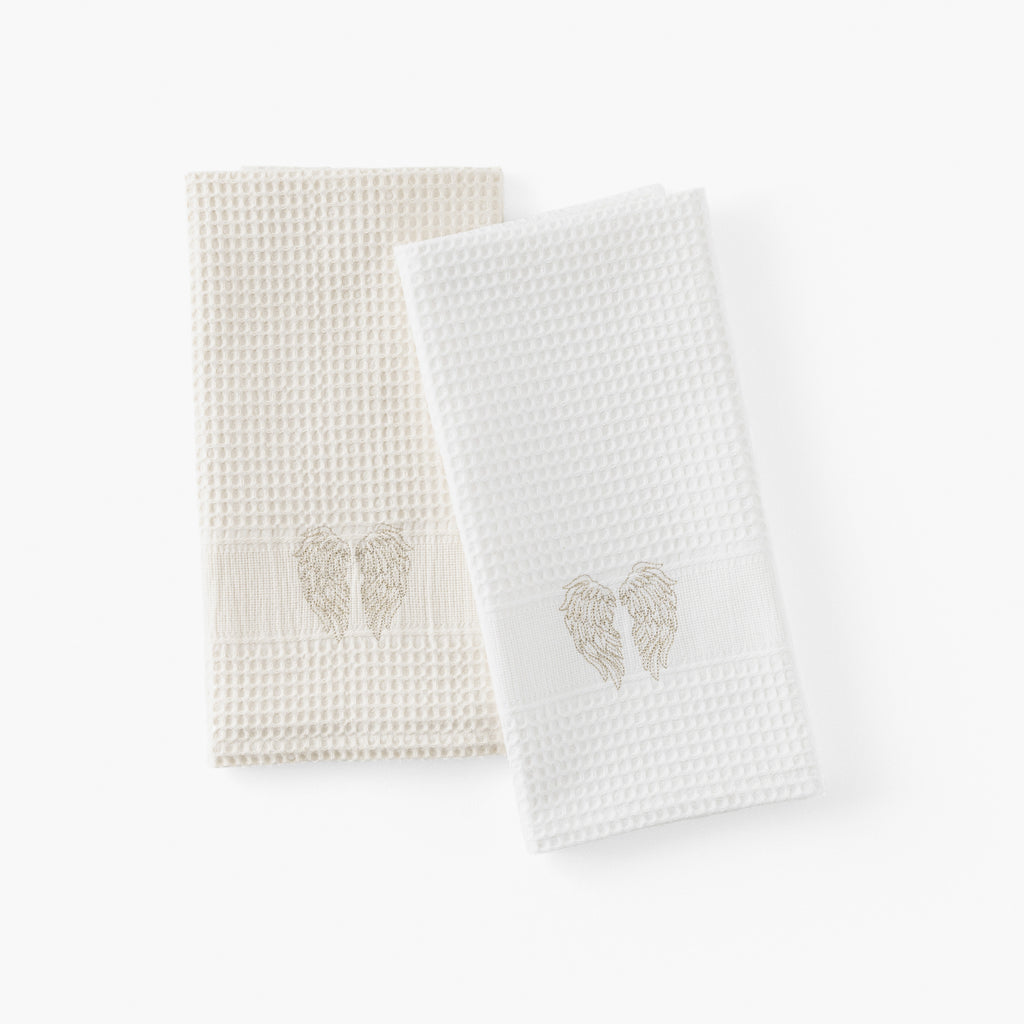 Mon Ange Kitchen Towel - Carré Blanc Canada