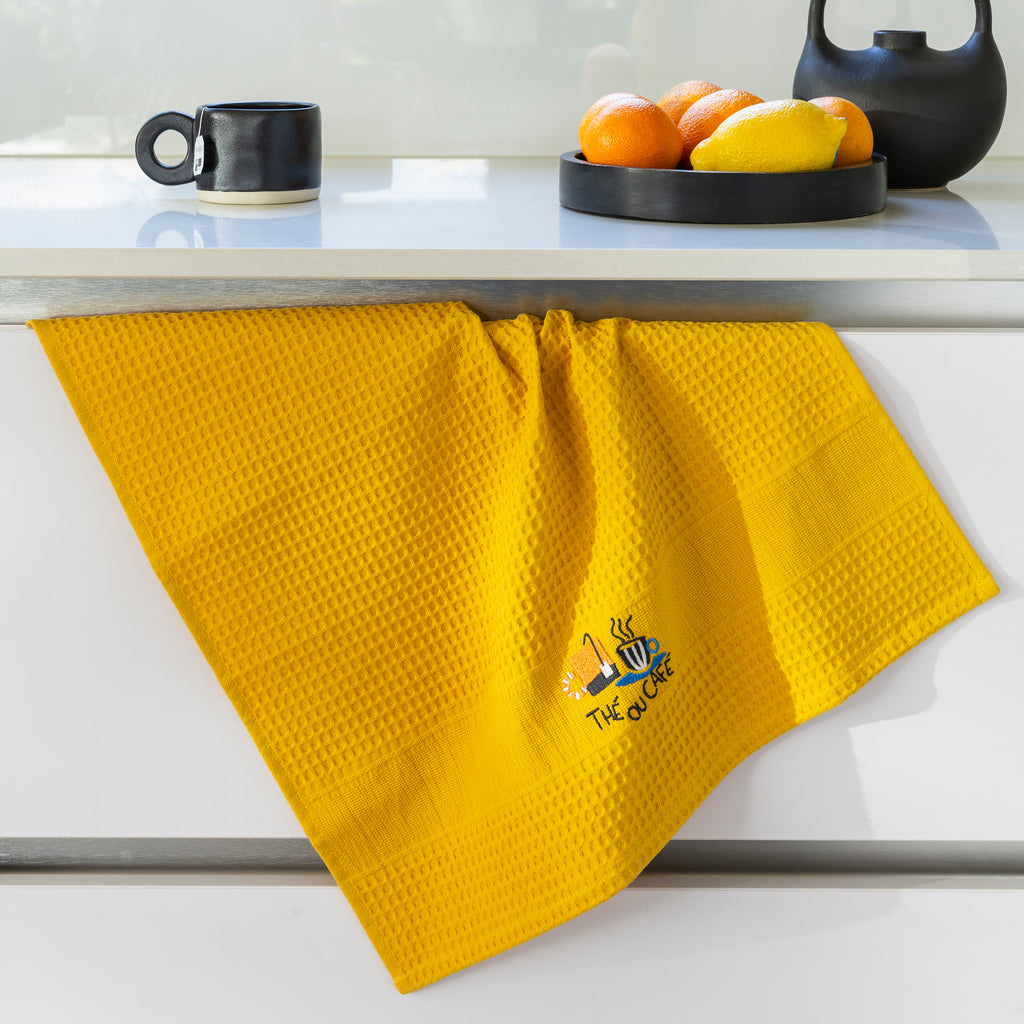Tcafe Kitchen Towel - Carré Blanc Canada