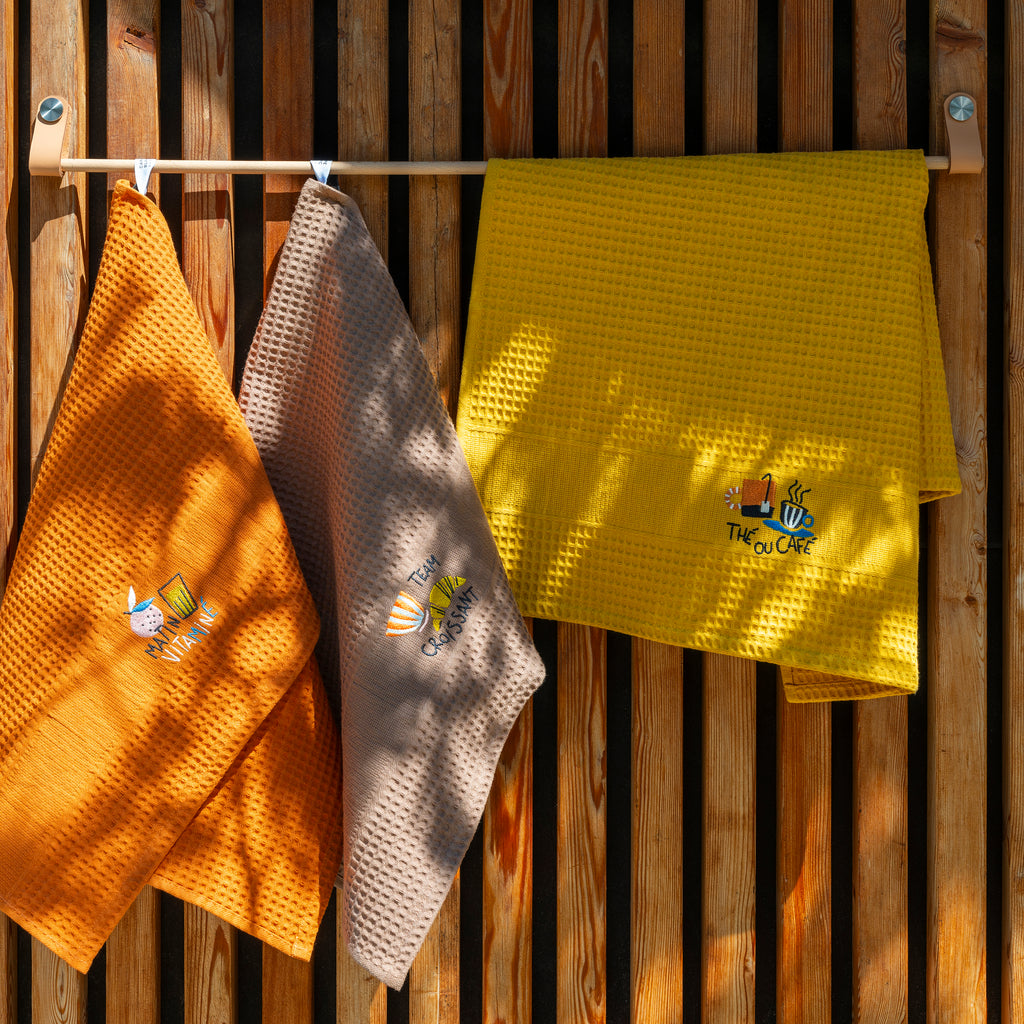 Tcafe Kitchen Towel - Carré Blanc Canada