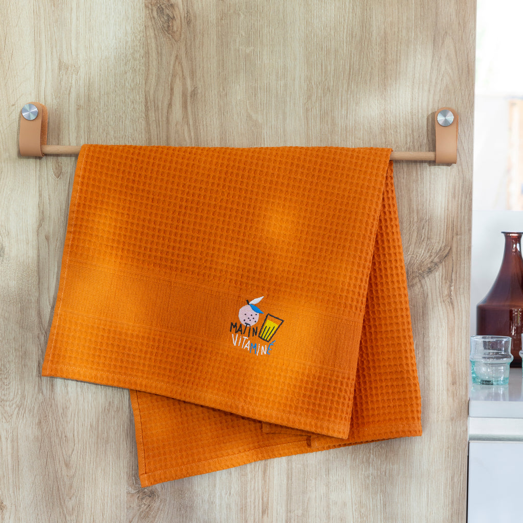 Tcafe Tea Towel - Carré Blanc Canada