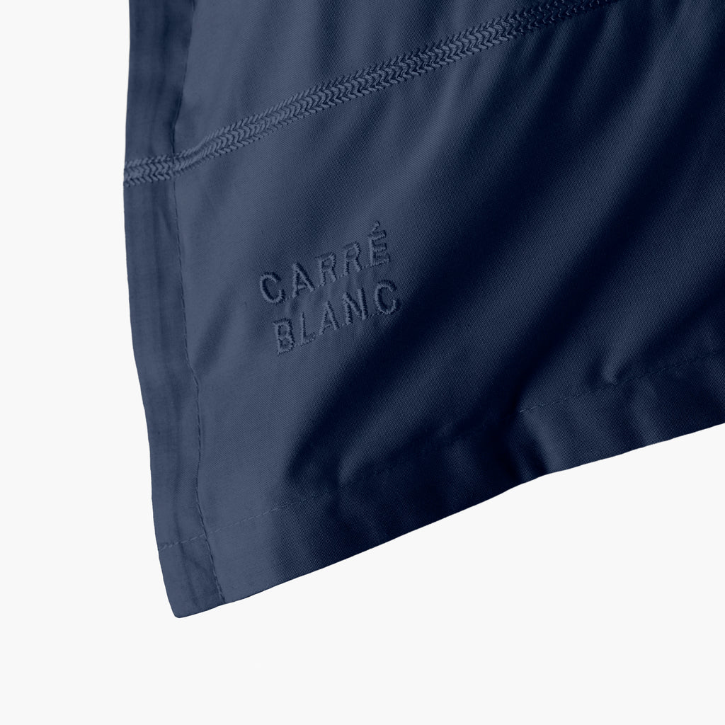 Neo Square Pillowcase Cotton Marine - Carré Blanc Canada