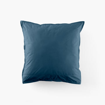Neo Square Cotton Pillowcase Prussian Blue - Carré Blanc Canada