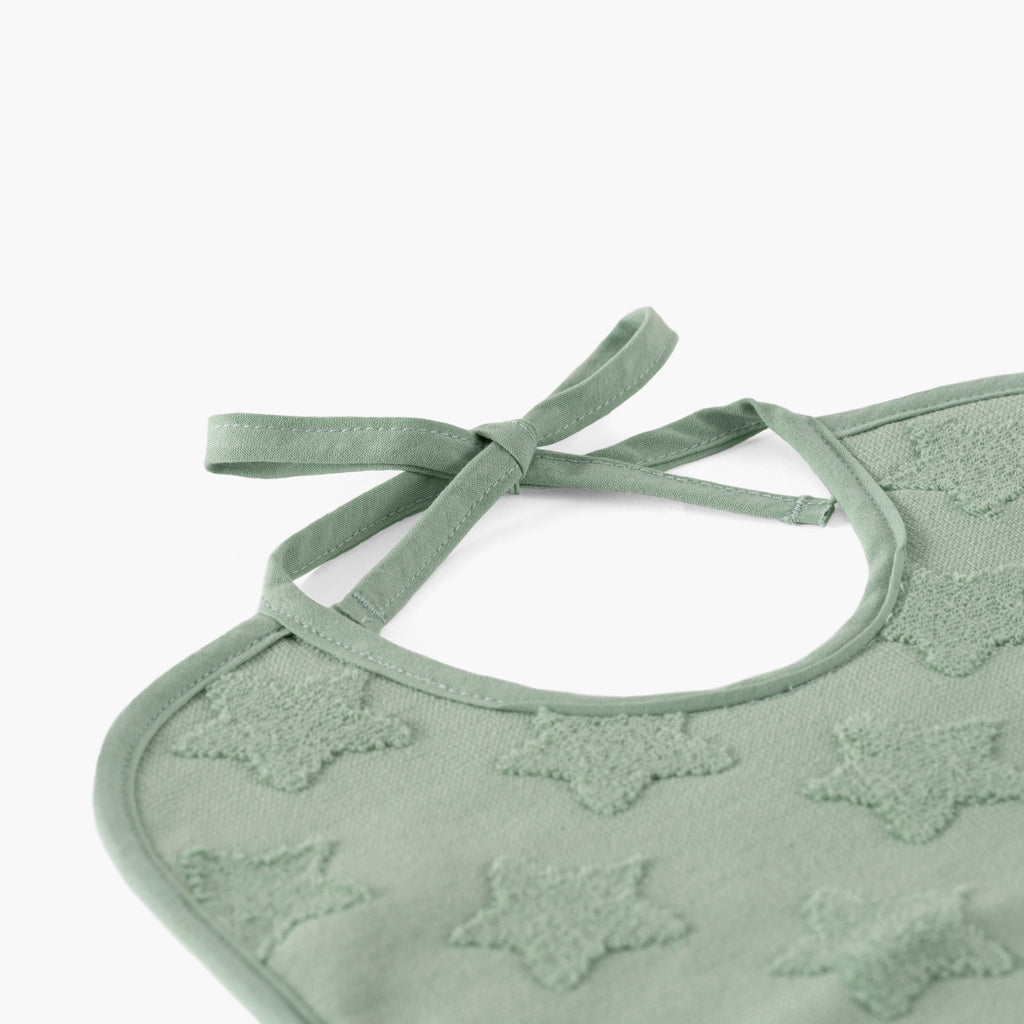 Monjour Cotton Bib - Carré Blanc Canada