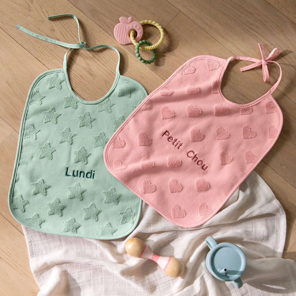 Monjour Cotton Bib - Carré Blanc Canada