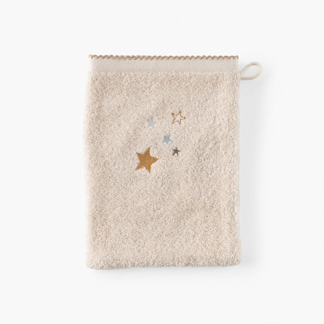 Bienvenue Beige Cotton Glove - Carré Blanc Canada