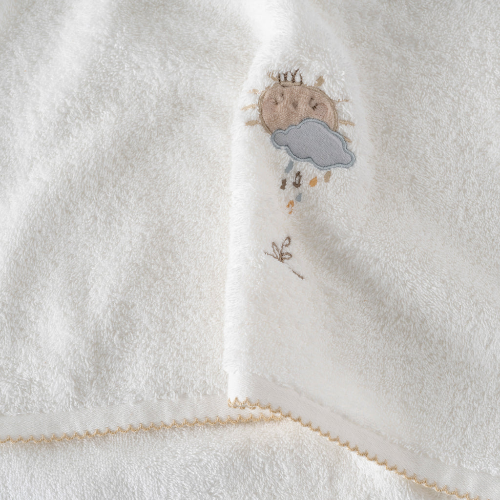 Bienvenue Bath Towel - Carré Blanc Canada