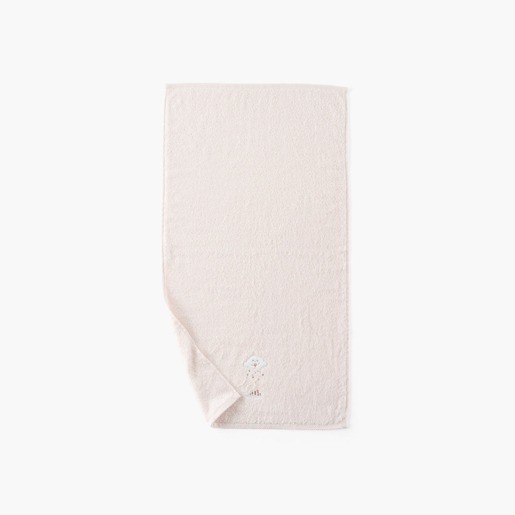 Bienvenue Cotton Bath Towel - Carré Blanc Canada