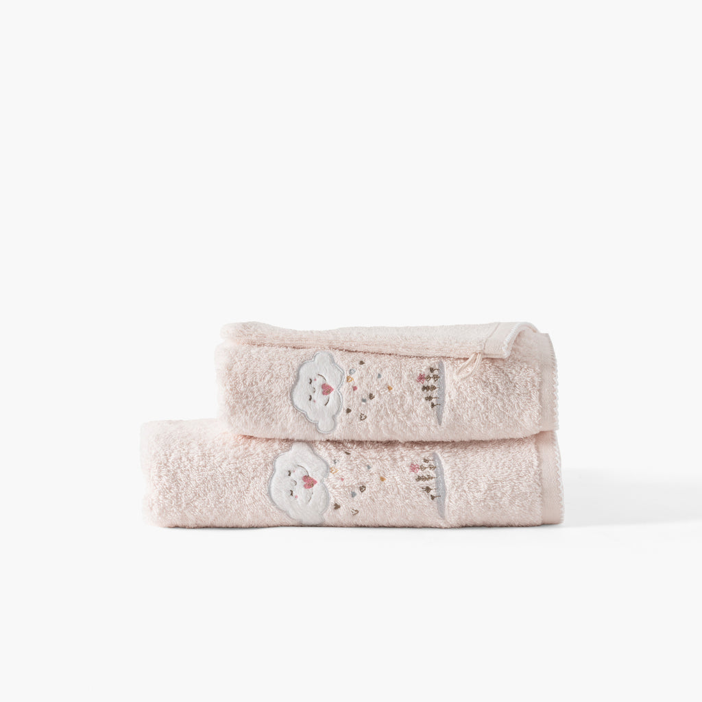 Bienvenue Cotton Bath Towel - Carré Blanc Canada