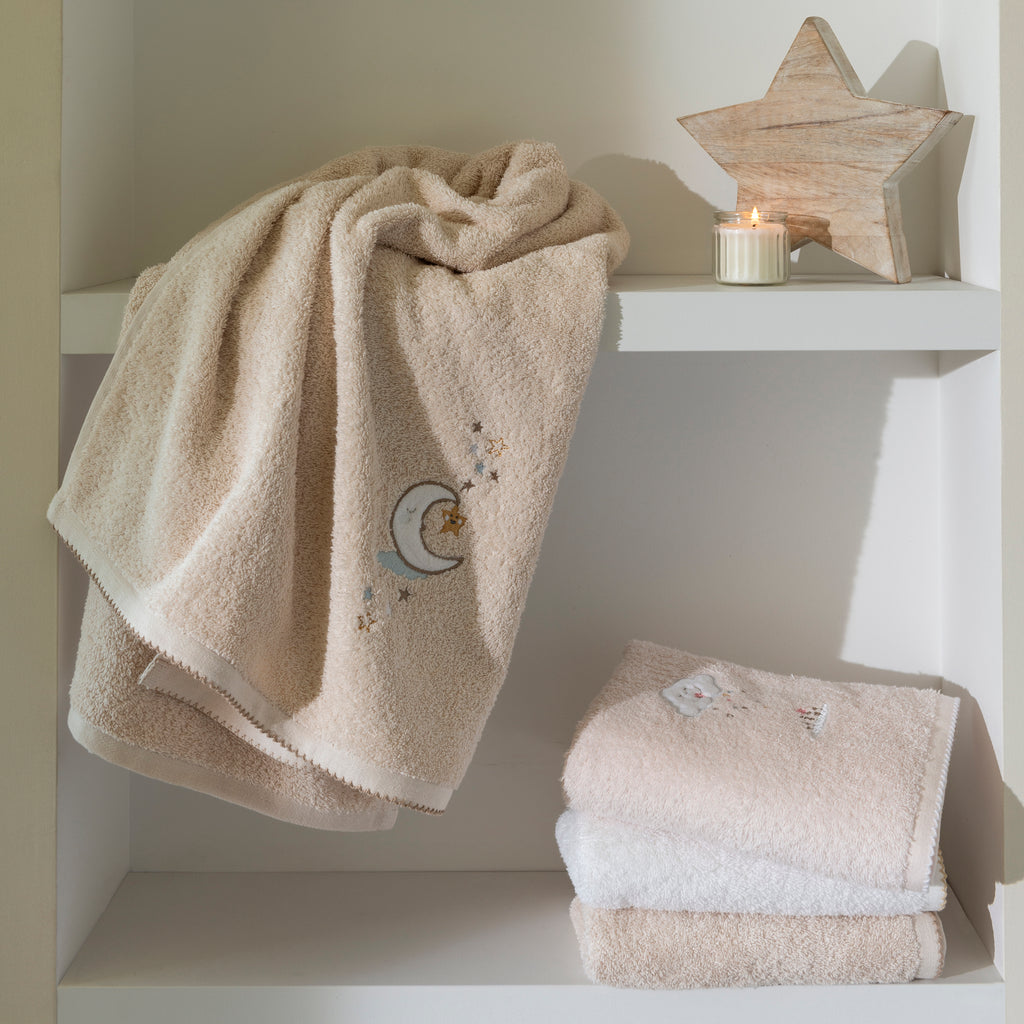 Bienvenue Bath Towel - Carré Blanc Canada