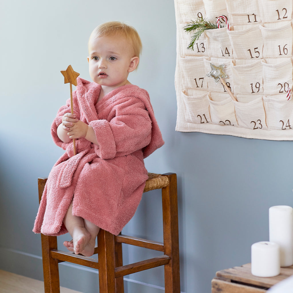 Xmasful Petale Children's Cotton Bathrobe - Carré Blanc Canada