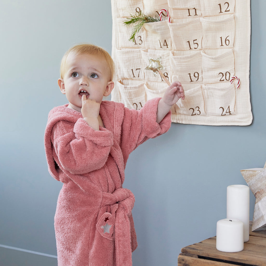 Xmasful Petale Children's Cotton Bathrobe - Carré Blanc Canada