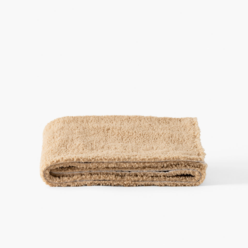 Merveille Beige Plaid Children's Blanket - Carré Blanc Canada