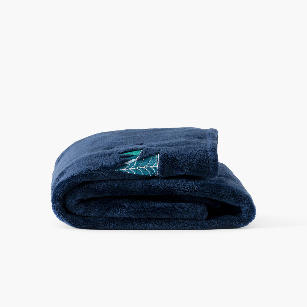 Stellaire Indigo Children's Fleece Blanket - Carré Blanc Canada
