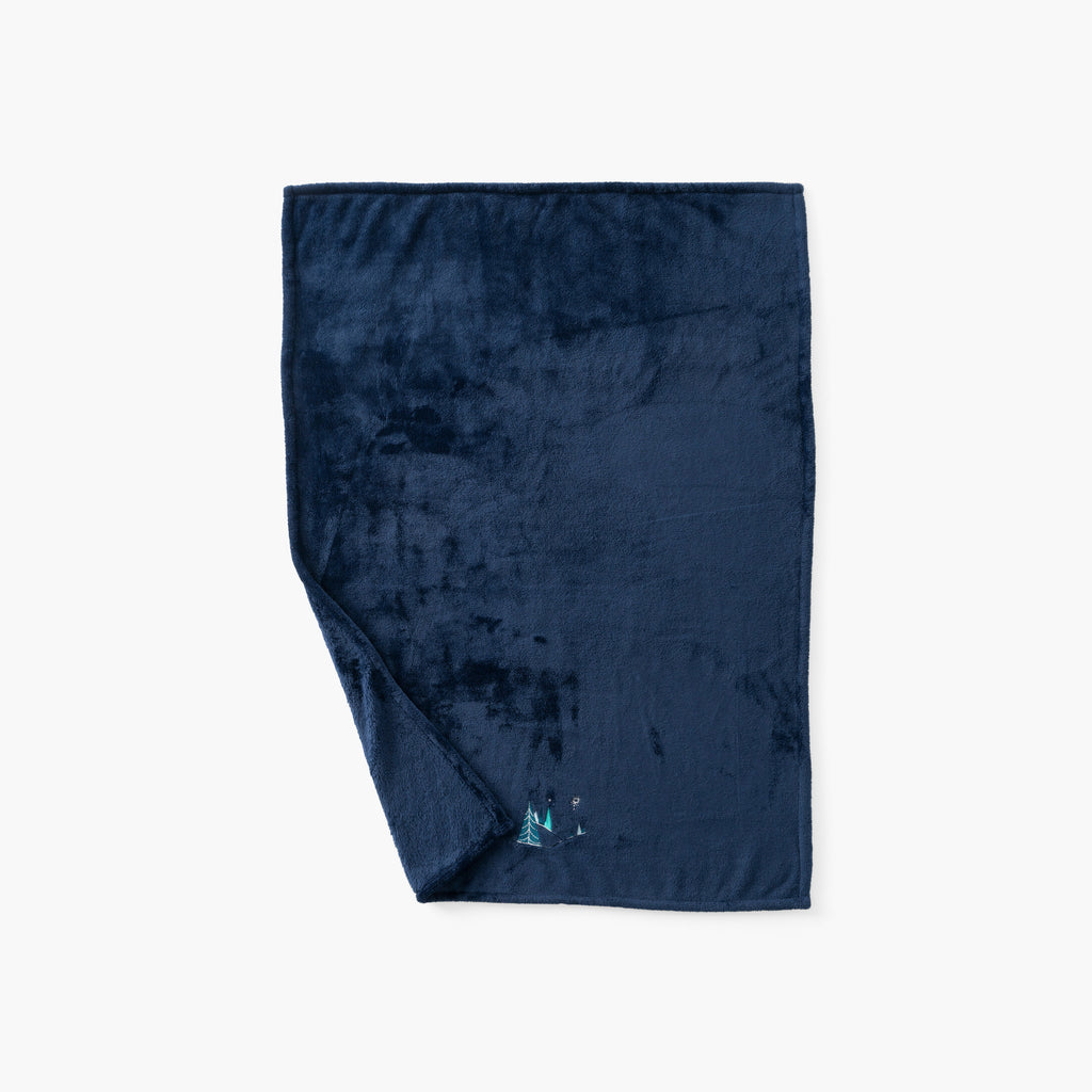 Stellaire Indigo Children's Fleece Blanket - Carré Blanc Canada