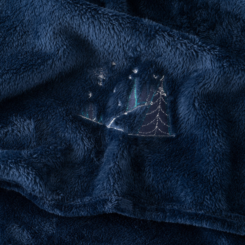 Stellaire Indigo Children's Fleece Blanket - Carré Blanc Canada