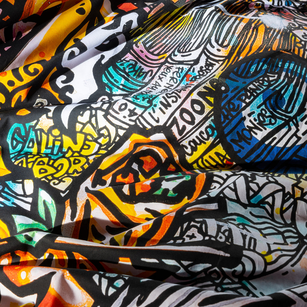 Jake24 X Carré Blanc Print Duvet Cover - Carré Blanc Canada