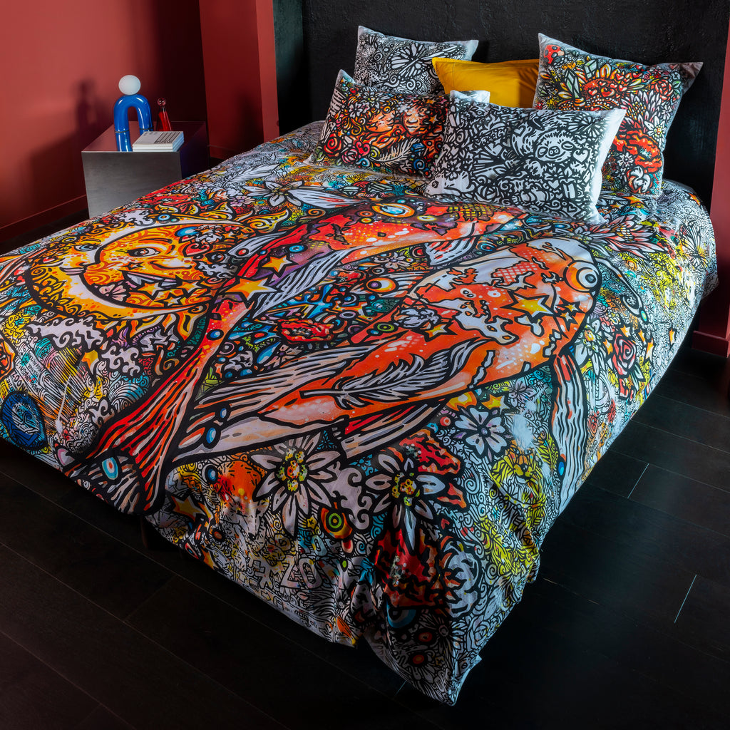 Jake24 X Carré Blanc Print Duvet Cover - Carré Blanc Canada