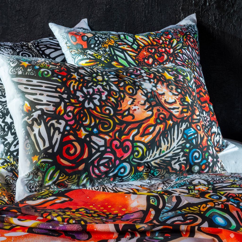 Jake24 X Carré Blanc Print Rectangular Pillowcase - Carré Blanc Canada