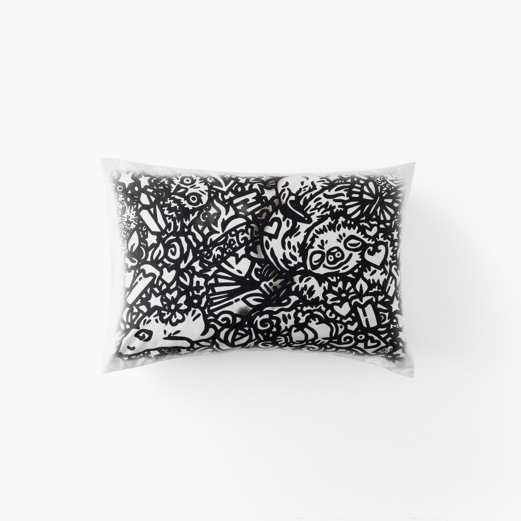 Jake24 X Carré Blanc Print Rectangular Pillowcase - Carré Blanc Canada