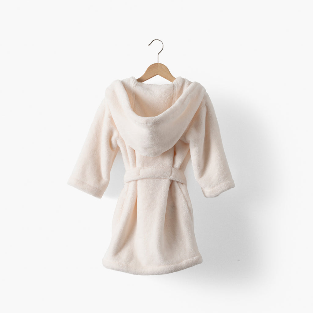 Bienvenue Pink Fleece Robe - Carré Blanc Canada