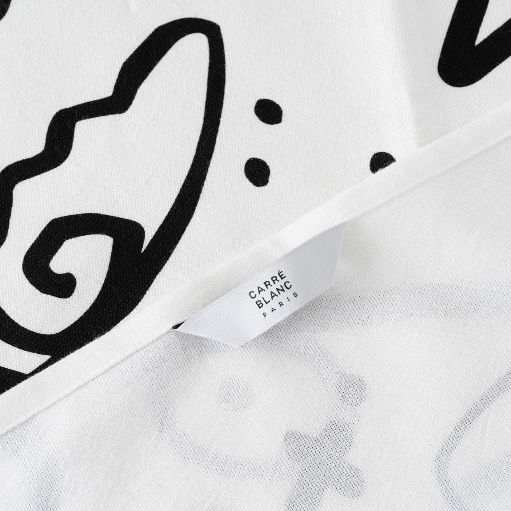 Jake24 X Carré Blanc White Cotton Kitchen Towel - Carré Blanc Canada