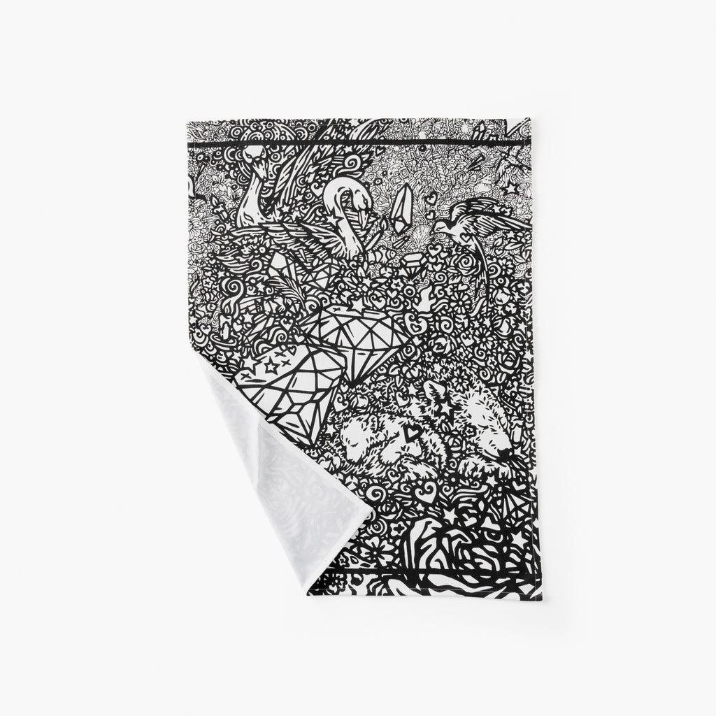Jake24 X Carré Blanc Black Cotton Kitchen Towel - Carré Blanc Canada