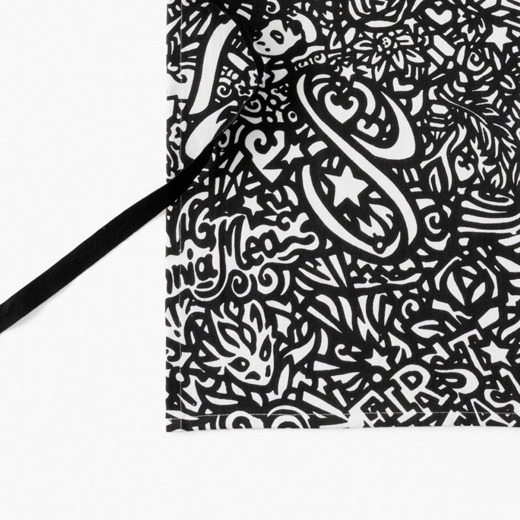 Jake24 X Carré Blanc White Cotton Kitchen Apron - Carré Blanc Canada