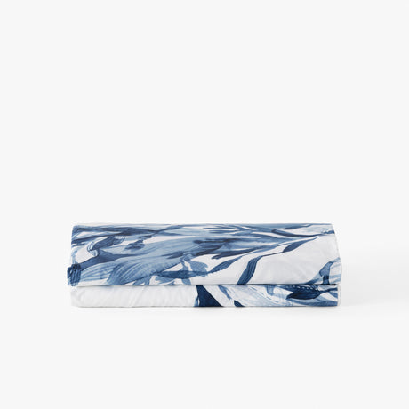 Demilune cotton bed sheet
 Marine - 1