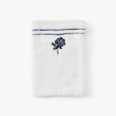 Rosablue cotton and bamboo viscose washcloth
 White - 1