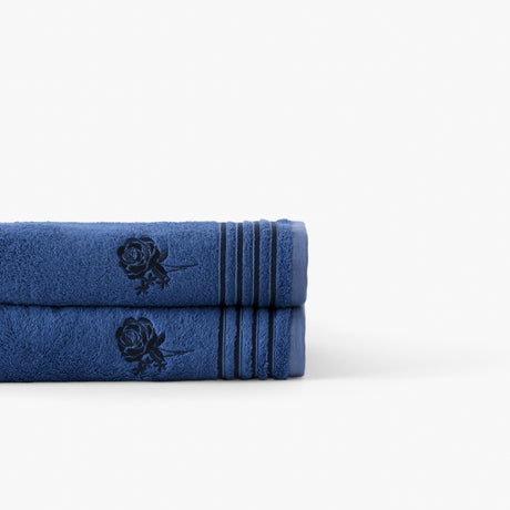 Rosablue cotton and bamboo viscose bath towel
 Indigo - 1