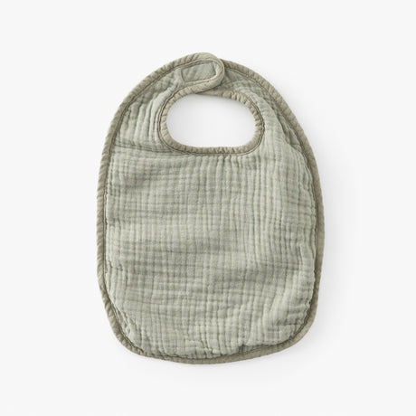 Lino Cotton Bib - Sage - 1