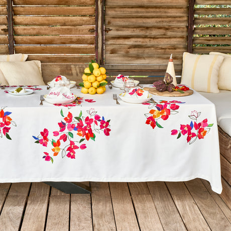 Nectar rectangular cotton tablecloth
 Beige - 1