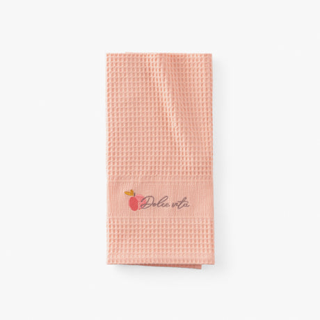 Estival honeycomb cotton tea towel
 Rose - 1