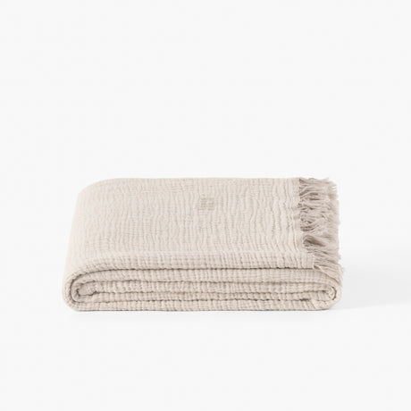 Nymph double-sided cotton gauze blanket
 Dune - 2