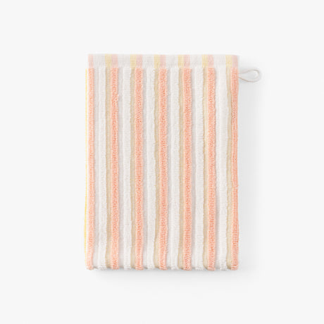Combo Cotton Washcloth - Yellow/Peach - 1