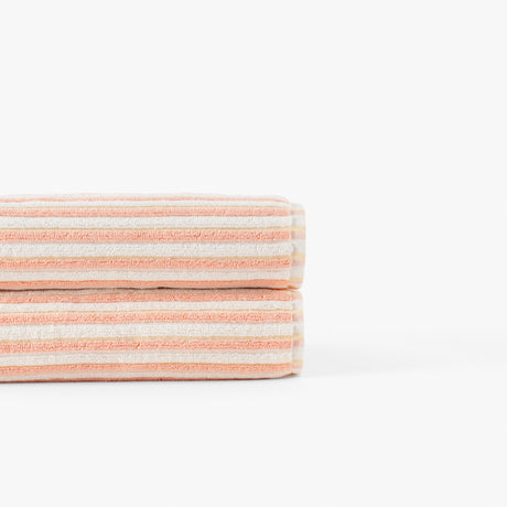 Combo Cotton Bath Towel - Yellow/Peach - 3