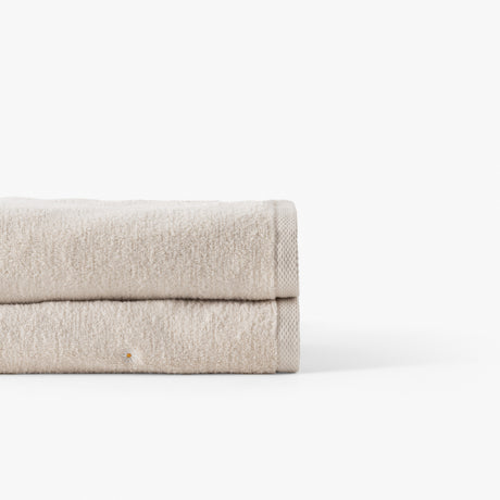 Zéphire Cotton Bath Towel - Dune/Daisy - 1