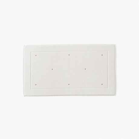 Zéphire Cotton Bath Mat - Ivory/heart - 1