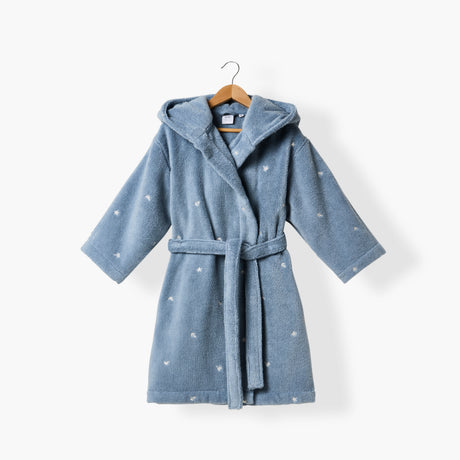 Zéphire Cotton Children's Bathrobe - Baltic Sea - 4