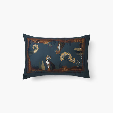 Le Carré Cotton Rectangular Pillowcase - Multicolour - 1